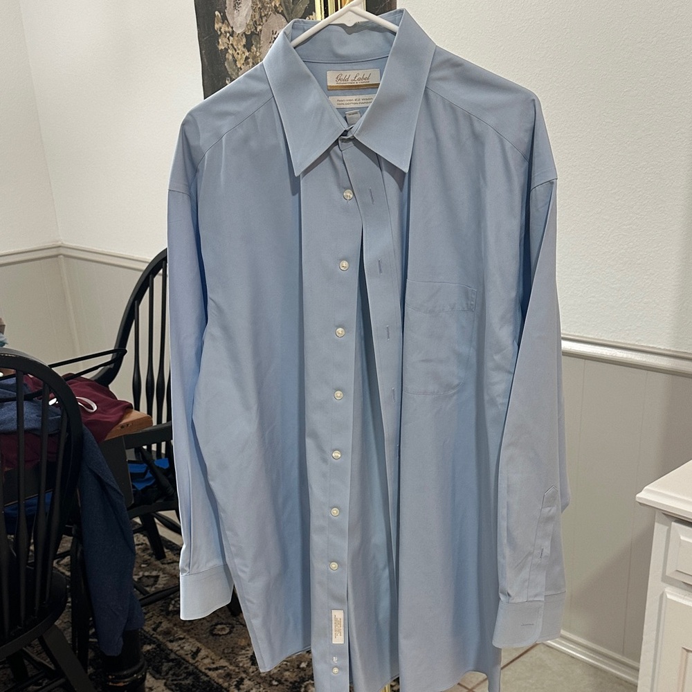 Golf label men’s dress shirt